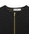 cardigan matelassé donna nero NOIR/giallo DORE