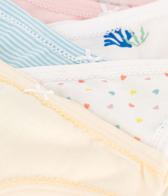 Confezione da 5 slip in cotone con stampa bambino variante 1