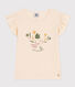 T-shirt in jersey fiammato bambina