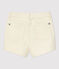 Short in denim bambina ecru AVALANCHE