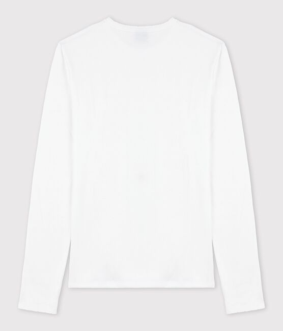 T-shirt iconica punto cocotte in cotone donna bianco ECUME
