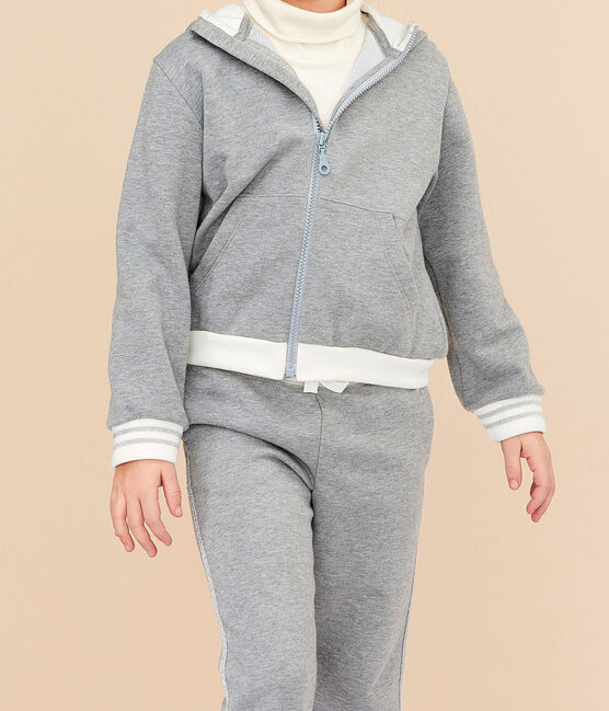 Felpa con cappuccio bambina grigio SUBWAY CHINE