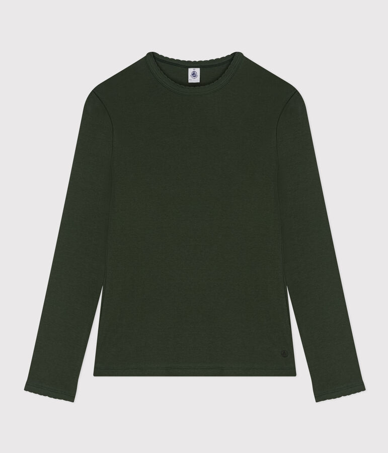 T-shirt L'ICONIQUE cocotte in cotone Donna verde