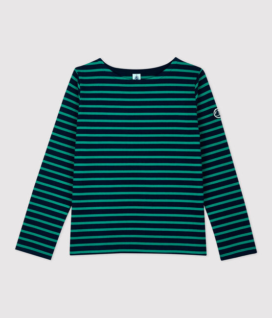 Marinière iconica in cotone Donna blu SMOKING/ PIVERT