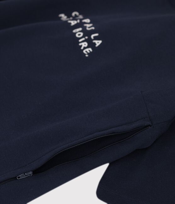 T-shirt allattamento Tajinebanane x Petit Bateau blu SMOKING