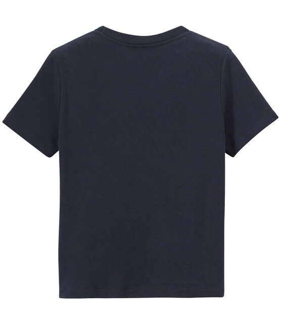 T-shirt bambino con motivo blu SMOKING