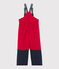 Pantaloni da sci ragazzo/ragazza rosso TERKUIT/ SMOKING