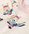 T-shirt a maniche lunghe in jersey sottile neonato beige MONTELIMAR/bianco MULTICO