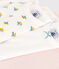 Confezione da 3 body bebè in cotone a fiori a maniche lunghe variante 1