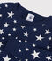 Pigiama snugfit a stelle bambino in cotone blu MEDIEVAL/bianco MARSHMALLOW
