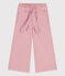 Pantaloni in misto cotone e lyocell bambina. rosa CHARME