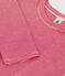 T-shirt L'ICONIQUE girocollo in cotone da donna rosso CORRIDA/bianco MARSHMALLOW