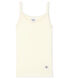 Canottiere con spalline bambina in cotone lana seta