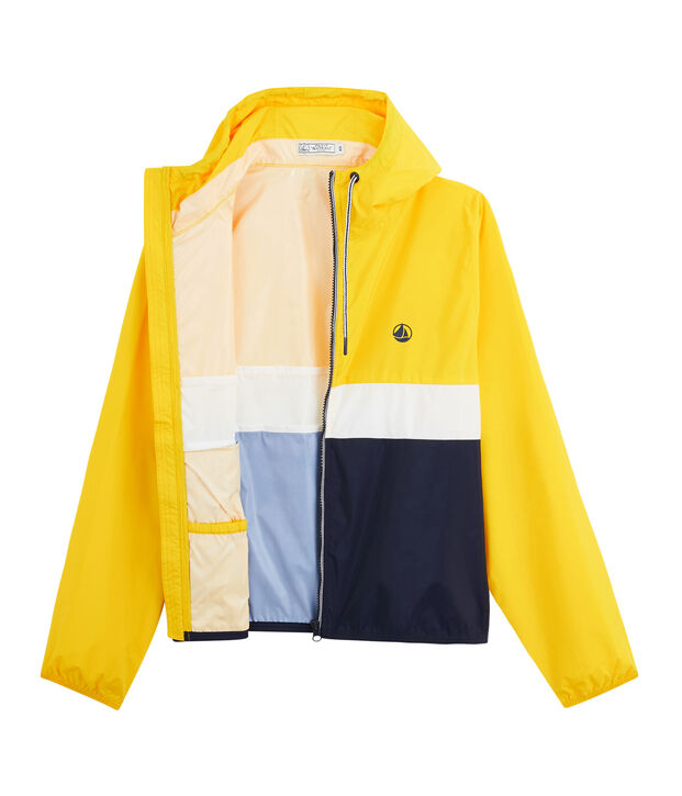 K-way corto unisex blu/bianco/giallo