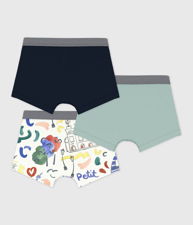 Set di boxer in cotone con stampa Op&eacute;ra bambino multicolore