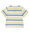 T-shirt per bebè maschio a righe beige CREAMY/bianco MULTICO