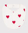 Bavaglino neonato bianco MARSHMALLOW/rosso TERKUIT