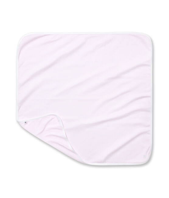 Telo bebé millerighe rosa VIENNE/bianco ECUME