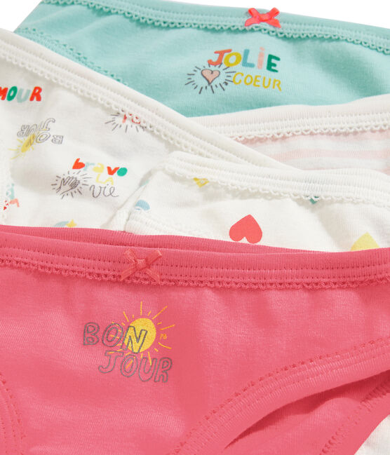 Confezione da 5 slip bambina variante 1