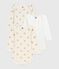 Set di body a maniche lunghe in cotone con stampa a cuori con paillettes neonato variante 1