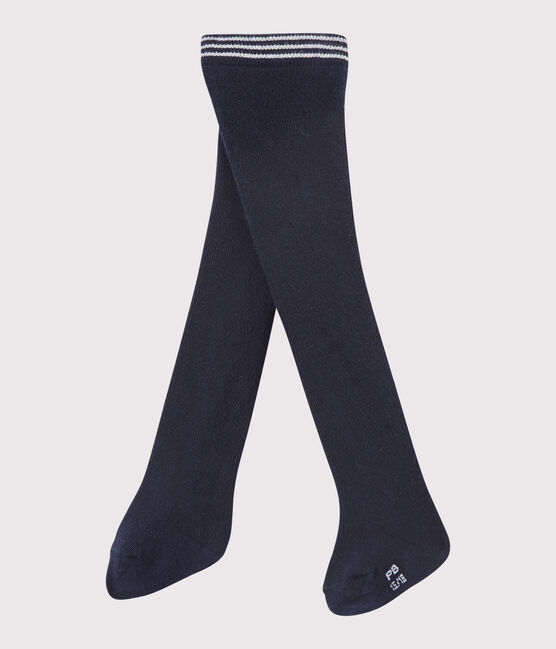 Collant bebè femmina blu ABYSSE