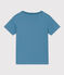 T-shirt  maniche corte in cotone bambino verde LAVIS/blu VERDE
