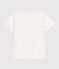 T-shirt a maniche corte in cotone con stampa bambino bianco MARSHMALLOW/ ORGE