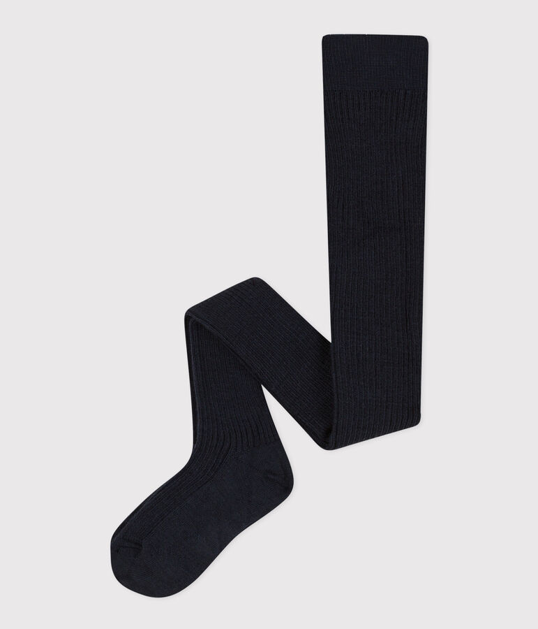 Collant in lana beb&egrave; blu