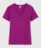 T-shirt scollo a V iconica Donna viola