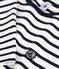 Maglie a righe da donna in cotone spesso a maniche lunghe bianco/blu