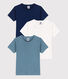 Confezione da 3 t-shirt manica corta bambino in cotone