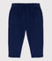 Pantaloni in tessuto felpato per neonati blu MEDIEVAL
