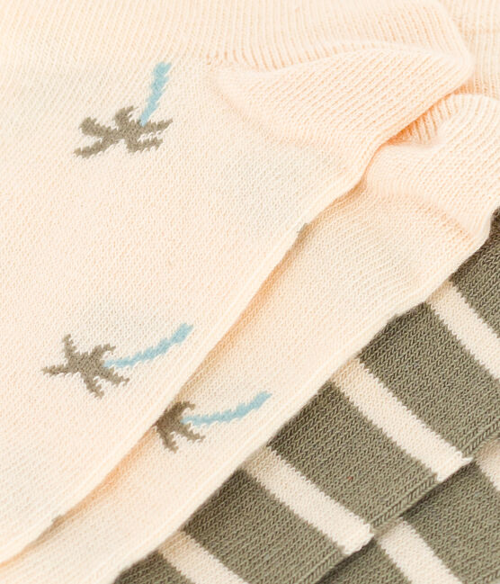 Confezione da 2 paia di calzini palme in jersey di cotone bambini variante 2