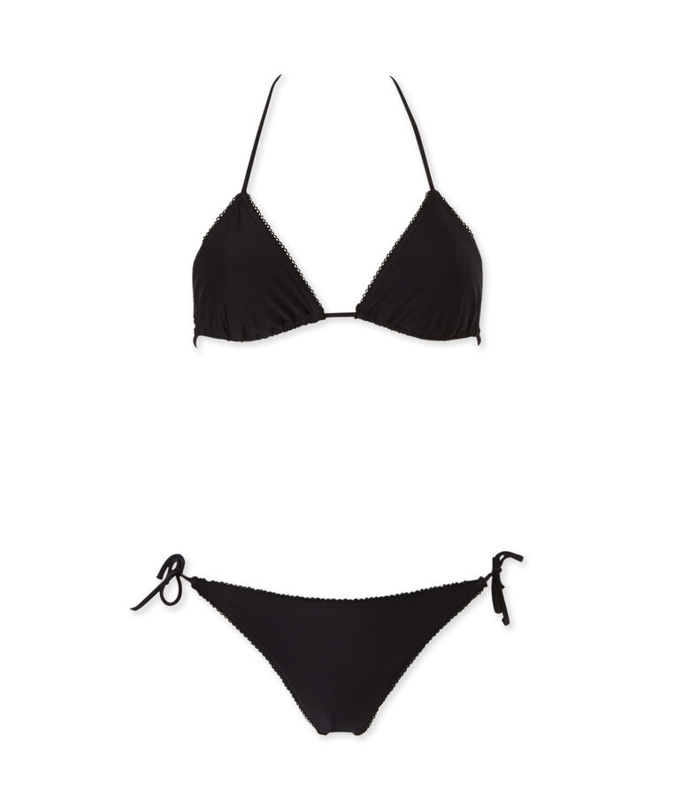 Costume da bagno per donna 2 pezzi nero Noir