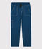 Pantaloni regular in serge bambino blu MAJOR
