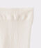 Collant microfibra bambina bianco COQUILLE
