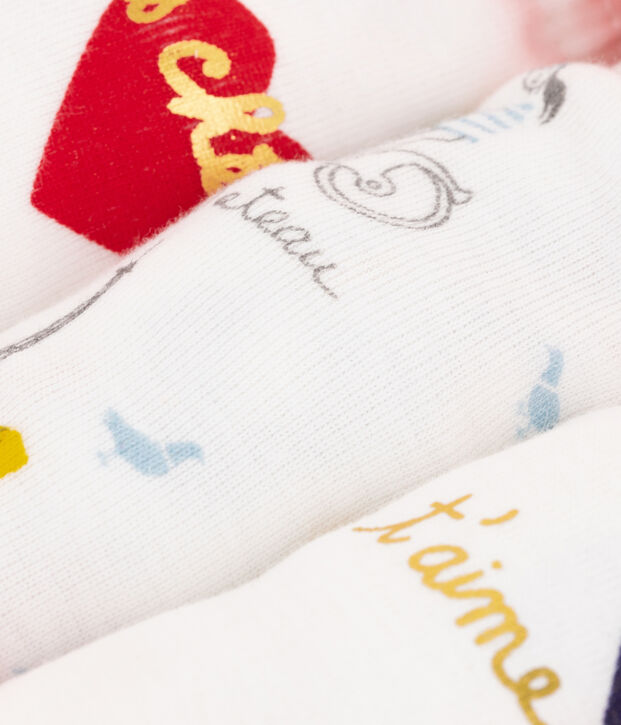 Trio shorty bambina multicolore