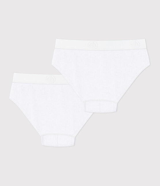 Set di 2 slip in cotone tinta unita bambino variante 1