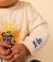 T-shirt a maniche lunghe in jersey per bebè ecru AVALANCHE