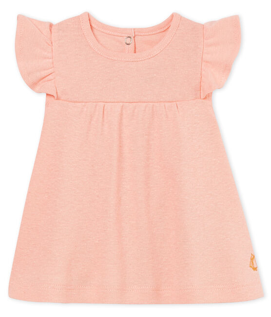 Blusa mc neonata in cotone/lino ROSAKO