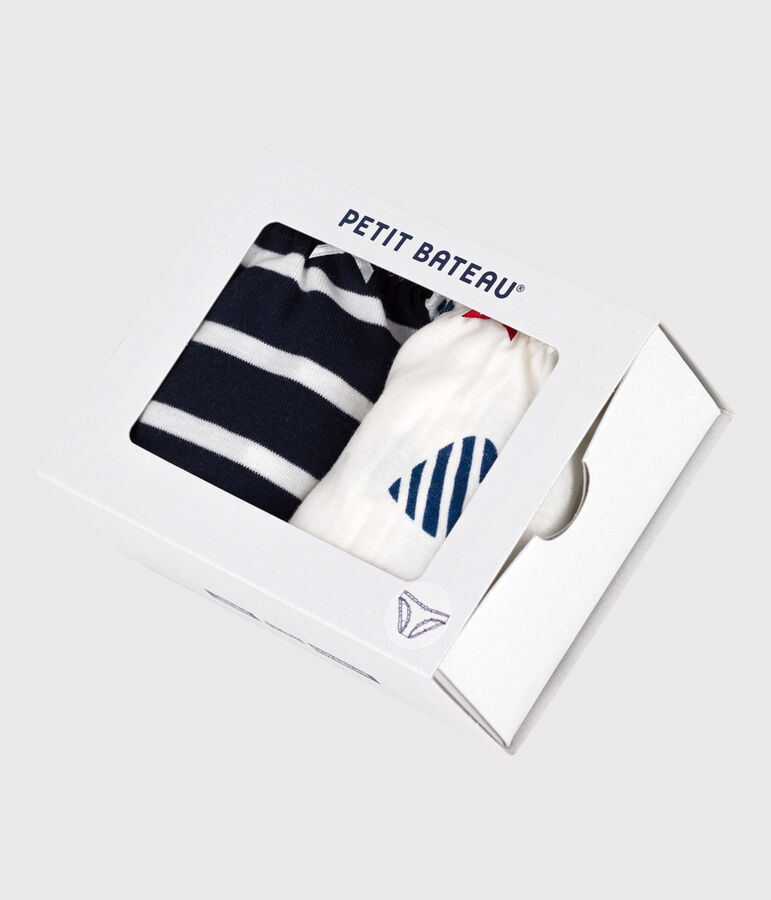 Set di 2 slip in cotone con stampa a cuori donna multicolore