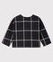 Cardigan a scacchi bebè femmina nero CITY/bianco MULTICO