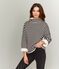 Marinière reversibile donna nero CITY/beige COQUILLE