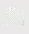 Pigiama fiori blu bambina in cotone bianco MARSHMALLOW/blu BRASIER