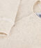 Tutina lunga bebè in maglia a costine beige MONTELIMAR CHINE