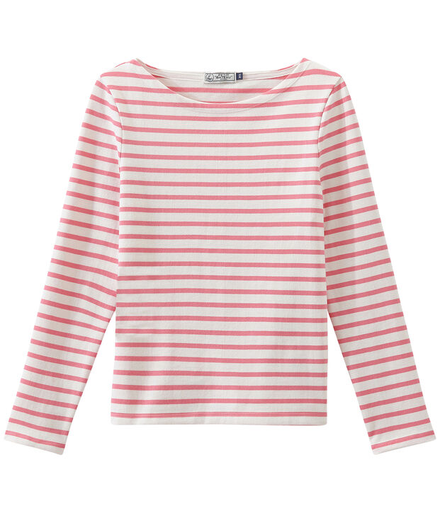 Mariniere iconica bianco/rosa