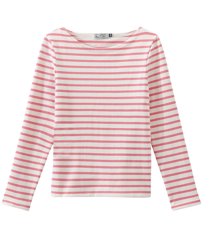 Mariniere iconica bianco/rosa