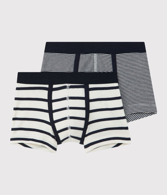Confezione di 2 boxer a righe ragazzo variante 1