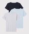 Cofezione da 3 t-shirt maniche corte tinta unita bambino in cotone biologico variante 1