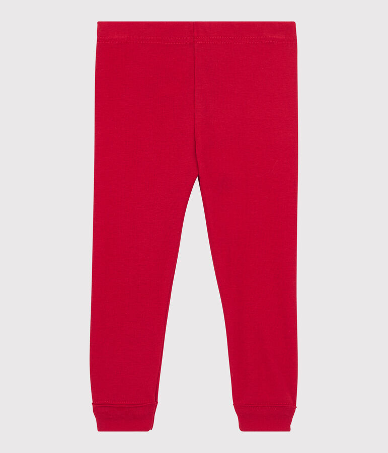 Leggins per beb&egrave; in cotone rosso TERKUIT